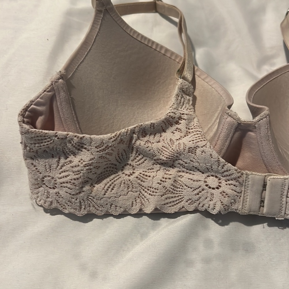 ⭐️(3/$25) AERIE Real Sunnie Lace Demi Push Up Blossom Lace Trim Bra - Picture 8 of 15